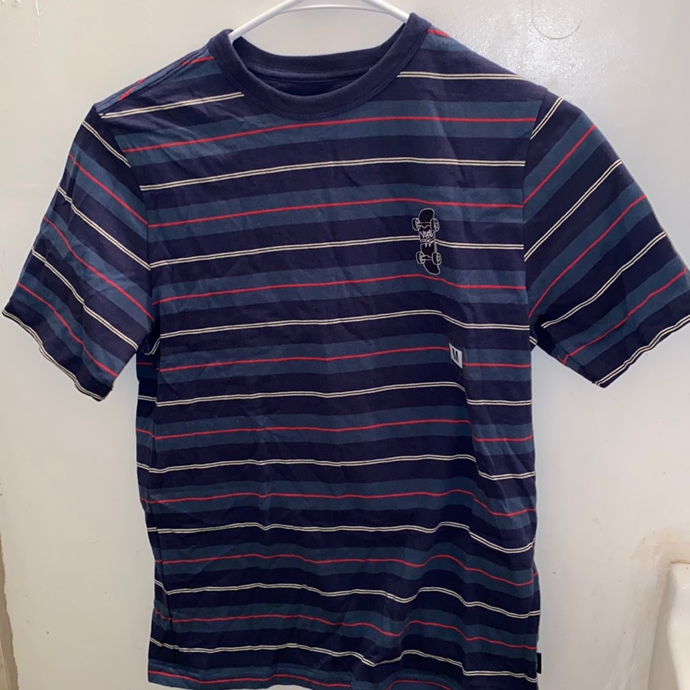 Vans boys skateboard striped short sleeve t-shirt